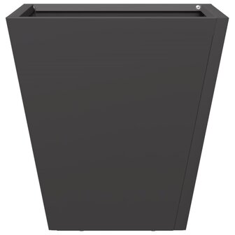 Plantenbak 30x30x30 cm staal zwart 5