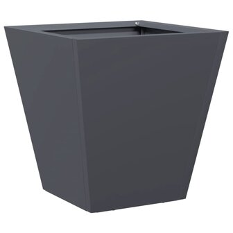 Plantenbak 30x30x30 cm staal antracietkleurig 2