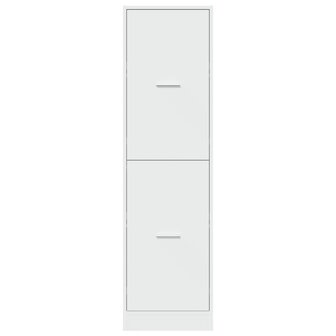 Apothekerskast 40x41x144,5 cm bewerkt hout wit 5