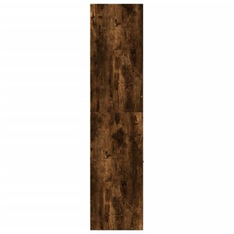 Apothekerskast 40x41x174,5 cm bewerkt hout gerookt eikenkleurig 6