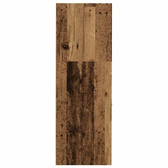 Apothekerskast 30x41x118 cm bewerkt hout oud houtkleurig 6