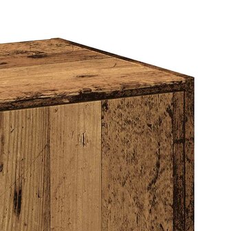 Apothekerskast 30x41x118 cm bewerkt hout oud houtkleurig 8