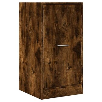 Apothekerskast 40x41x77,5 cm bewerkt hout gerookt eikenkleurig 3
