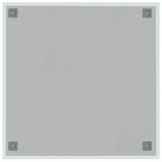 Wandmagneetbord 60x60 cm gehard glas wit 4