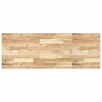 Bureaublad 120x50x2 cm onbehandeld massief acaciahout 1
