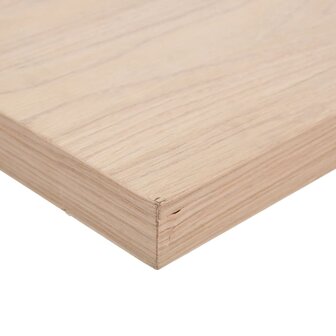 Wandschapppen 2 st 23x23,5x4 cm bewerkt hout 7