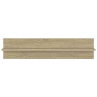 Wandschappen 2 st 80x11,5x18cm bewerkt hout sonoma eikenkleurig 4