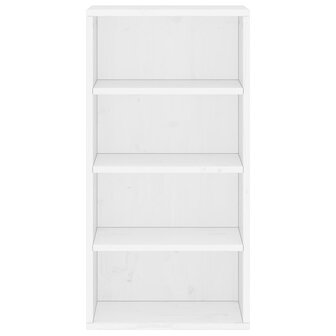 Bijzetkast ODDA 40x24x79 cm massief grenenhout wit 5
