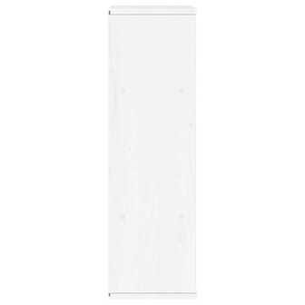 Bijzetkast ODDA 40x24x79 cm massief grenenhout wit 6