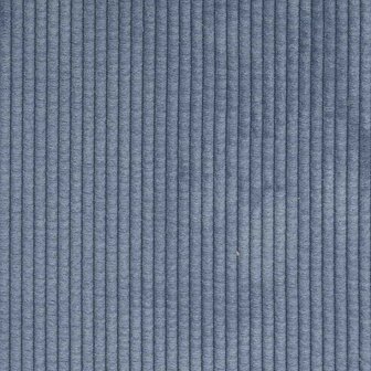 Chaise longue met kussen corduroy stof blauw 8
