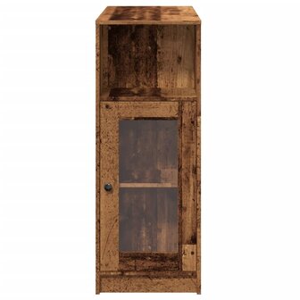 Bartafel met rekken 101x40x103,5 cm bewerkt hout oud houtkleur 6