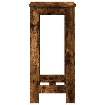 Bartafel 51x50x103,5 cm bewerkt hout gerookt eikenkleur 5