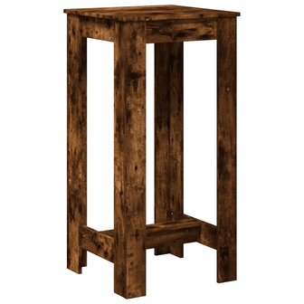 Bartafel 51x50x103,5 cm bewerkt hout gerookt eikenkleur 6