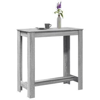 Bartafel 102x50x103,5 cm bewerkt hout grijs sonoma eikenkleurig 1