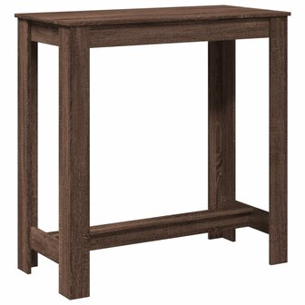 Bartafel 102x50x103,5 cm bewerkt hout bruin eikenkleurig 2