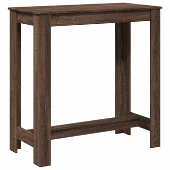 Bartafel 102x50x103,5 cm bewerkt hout bruin eikenkleurig 6