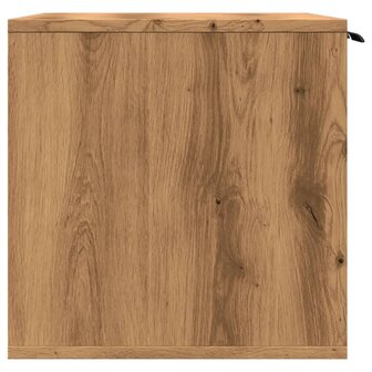 Kattenbakkast 60x40x40 cm bewerkt hout artisanaal eikenkleurig 6