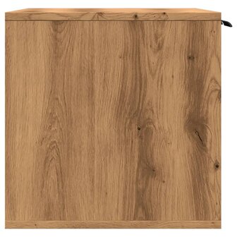 Kattenbakkast 80x50x45 cm bewerkt hout artisanaal eikenkleurig 6