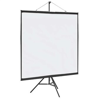 Projectiescherm met statief 81 inch 1:1 1