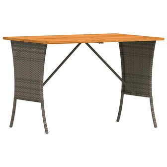 3-delige Tuinset met kussens poly rattan grijs 5