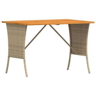 3-delige Tuinset met kussens poly rattan beige 5