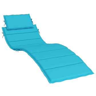 Ligbedkussen oxford stof turquoise 2