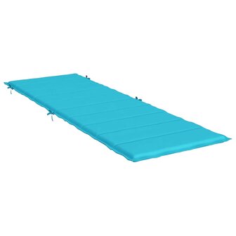 Ligbedkussen oxford stof turquoise 4