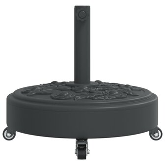 Parasolvoet met wielen voor stok van &Oslash;38 / 48 mm 27 kg rond 4