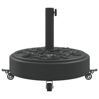 Parasolvoet met wielen voor stok van &Oslash;38 / 48 mm 27 kg rond 5