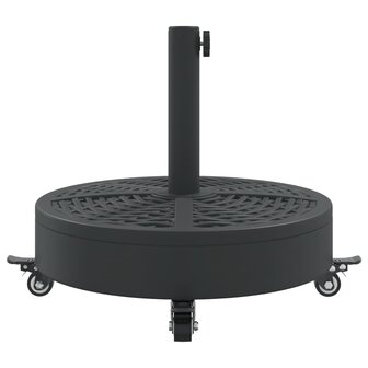 Parasolvoet met wielen voor stok van &Oslash;38 / 48 mm 27 kg rond 5