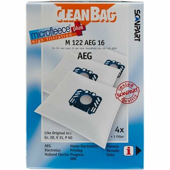 Stofzuigerzak Scanpart M 122 AEG 16 AEG ELECTROLUX 1