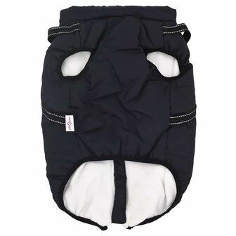 Hondenjas met harnas waterdicht reflecterend marineblauw L68 5