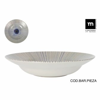 Pastabord La Mediterr&aacute;nea Irys &Oslash; 29 cm (6 Stuks) 2
