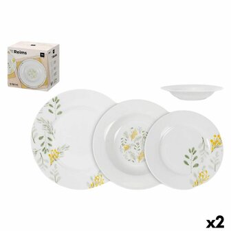Serviesset La Mediterr&aacute;nea Reims Rond 18 Onderdelen (2 Stuks) 1