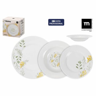 Serviesset La Mediterr&aacute;nea Reims Rond 18 Onderdelen (2 Stuks) 4