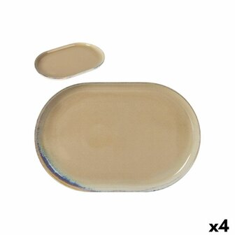 Serveerschaal La Mediterr&aacute;nea Cies Ovalen 30 x 20 x 2,5 cm (4 Stuks) 1