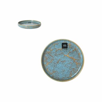 Serveerschaal La Mediterr&aacute;nea Scratch blue 13,7 x 2 cm (24 Stuks) 3