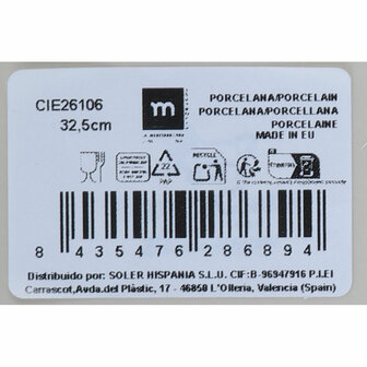 Onderbord La Mediterr&aacute;nea Cies &Oslash; 32,5 cm (6 Stuks) 3