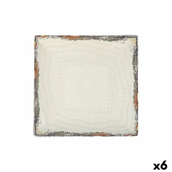 Dinerbord La Mediterr&aacute;nea Albus 24 x 24 x 2 cm (6 Stuks) 1