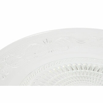 Dinerbord Home ESPRIT Transparant Kristal 29 x 29 x 9,2 cm 2