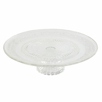 Dinerbord Home ESPRIT Transparant Kristal 33 x 33 x 9,4 cm 3