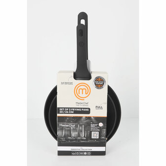 Pannenset MasterChef 24 cm 20 cm (4 Stuks) 2