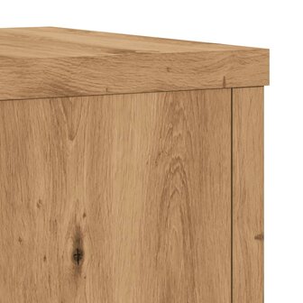 Plantenstandaards 2 st 25x25x35 cm hout artisanaal eiken 8