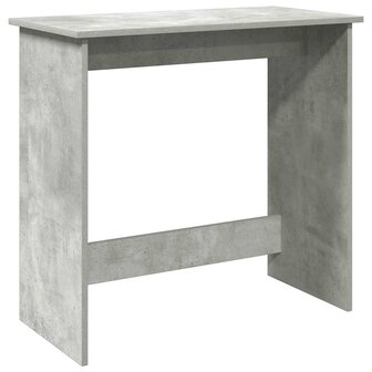 Bureau 80x40x75 cm bewerkt hout betongrijs 2