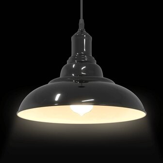 Hanglamp in hoogte verstelbaar E27 &Oslash;31 cm metaal donkerblauw 6