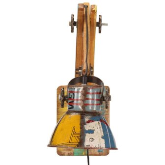 Wandlamp industrieel rond E27 meerkleurig 3