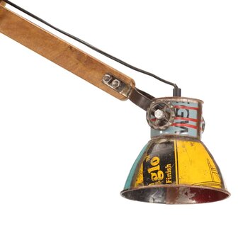 Wandlamp industrieel rond E27 meerkleurig 4