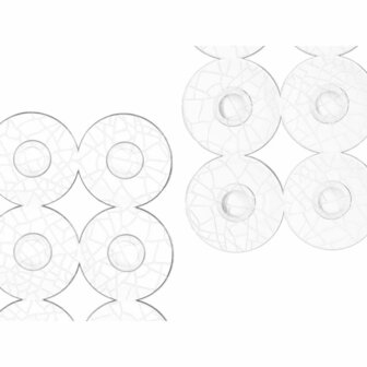Antislipmat voor in de douche Transparant PVC 54 x 54 x 1 cm (6 Stuks) 3