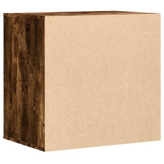Ladekast 60x41x58 cm bewerkt hout gerookt eikenkleurig 7