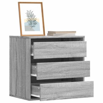 Ladekast 60x41x58 cm bewerkt hout grijs sonoma eikenkleurig 1
